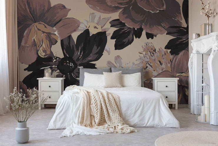 Papier Peint Fleuri Nu