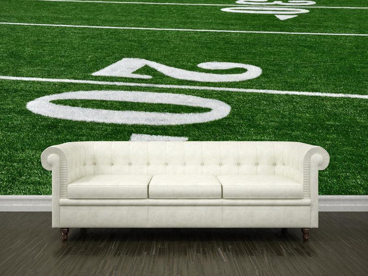 20 yard line on a football field Wall Mural-Sports-Eazywallz