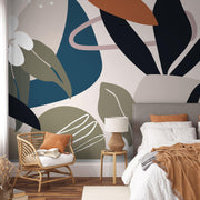 Dutch Abstract Garden Wall Mural