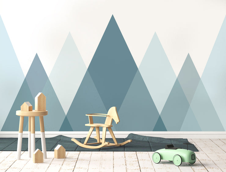 Mystic Mountain Tops Wallpaper Mural