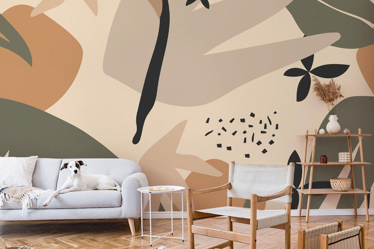 Southern Abstract Jungle Wall Mural