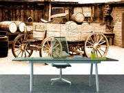 Antique american cart Wall Mural-Transportation,Vintage-Eazywallz