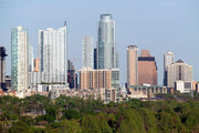 Austin Skyline in the Morning Wall Mural-Cityscapes-Eazywallz