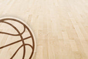 Basketball floor Wall Mural-Sports-Eazywallz