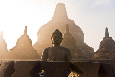 Borobudur Temple Wall Mural-Buildings & Landmarks,Zen-Eazywallz