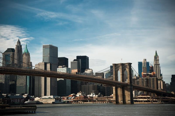 Brooklyn Bridge over the East River Wall Mural-Urban-Eazywallz