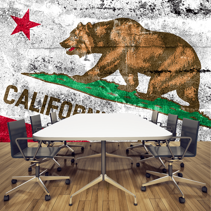 California Rebuplic Wall Mural-Urban-Eazywallz