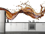 Cola splash Wall Mural-Abstract,Food & Drink-Eazywallz