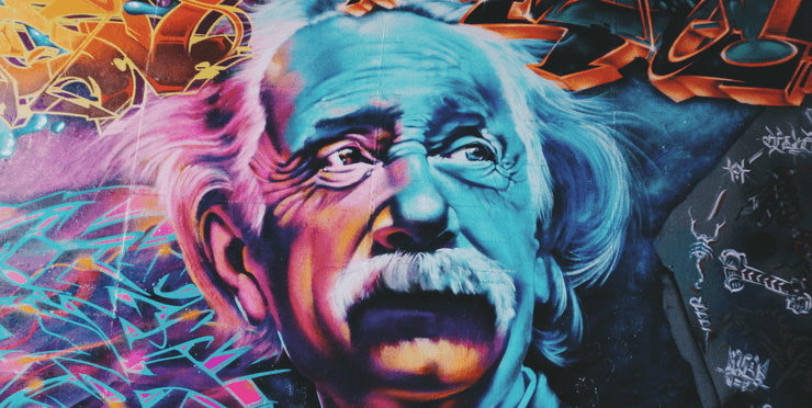 Einstein Graffiti Table Skin-Urban-Eazywallz