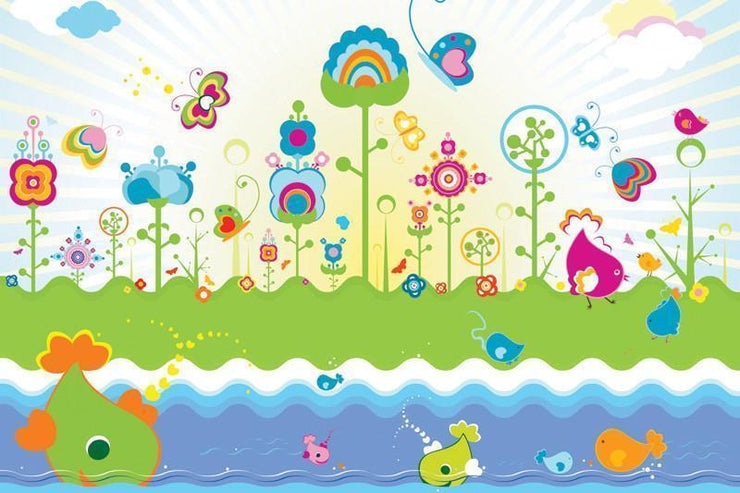 Fantasy Land Wall Mural-Kids' Stuff-Eazywallz