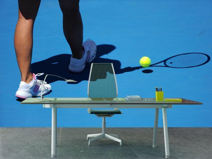 Female tennis player's legs Wall Mural-Sports-Eazywallz