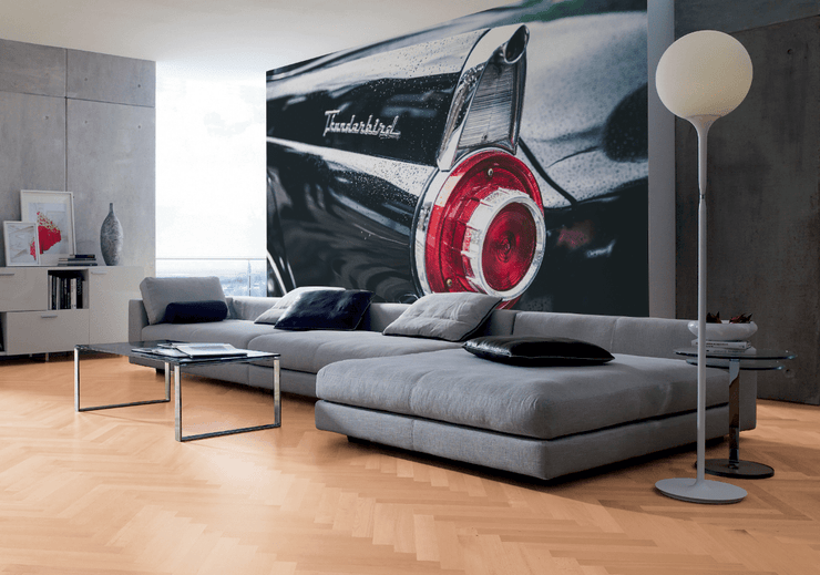 Ford Thunderbird Wall Mural-Transportation-Eazywallz