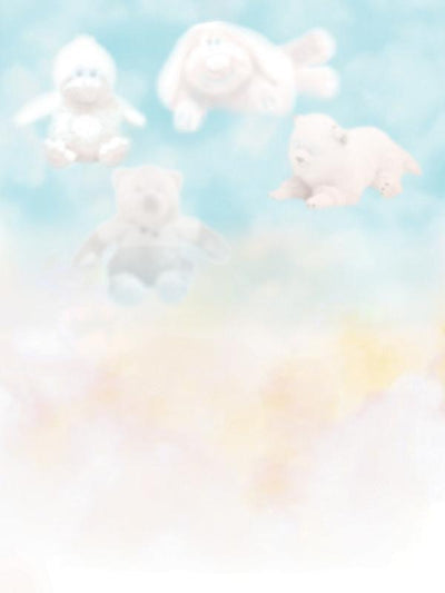 Funny Toy Clouds Wall Mural-Kids' Stuff-Eazywallz