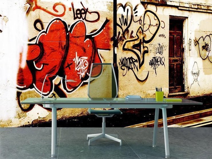 Graffiti Wall Mural-Urban-Eazywallz