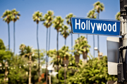 Hollywood Street Sign Wall Mural-Urban-Eazywallz