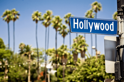 Hollywood Street Sign Wall Mural-Urban-Eazywallz