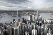 Hong Kong Cityscape Wall Mural-Cityscapes-Eazywallz