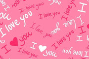 "I love you" Wall Mural-Patterns,Words,Featured Category of the Month-Eazywallz