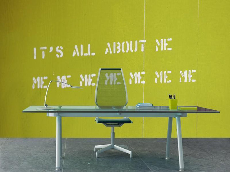 It's all about me Wall Mural-Urban,Words-Eazywallz