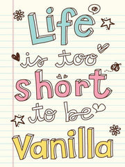 Life is Too Short... Wall Mural-Kids' Stuff,Modern Graphics,Words,Featured Category of the Month-Eazywallz