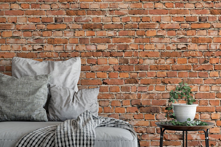 Light Distorted Brick Wall Mural-Textures-Eazywallz