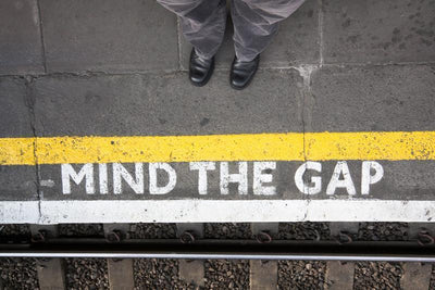 Mind the gap Wall Mural-Transportation,Urban-Eazywallz