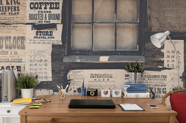 Old Western Posters Wall Mural-Urban,Textures,Modern Graphics-Eazywallz