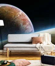 Orbital view of a planet Wall Mural