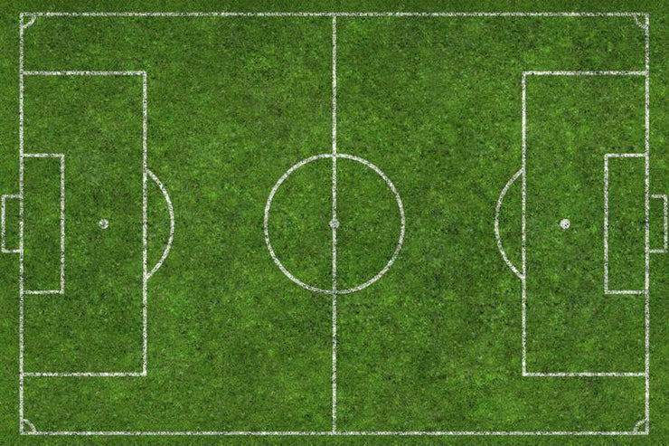 Overhead shot of a soccer field Wall Mural-Sports,Textures-Eazywallz