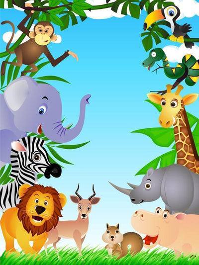 Safari Wall Mural-Kids' Stuff-Eazywallz