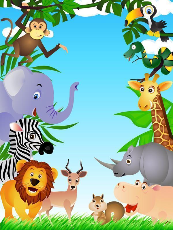 Safari Wall Mural-Kids' Stuff-Eazywallz