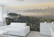 San Francisco Panoramic Skyline Wall Mural-Landscapes & Nature,Panoramic-Eazywallz