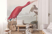 Scarlit Hibis Bird Wall Mural