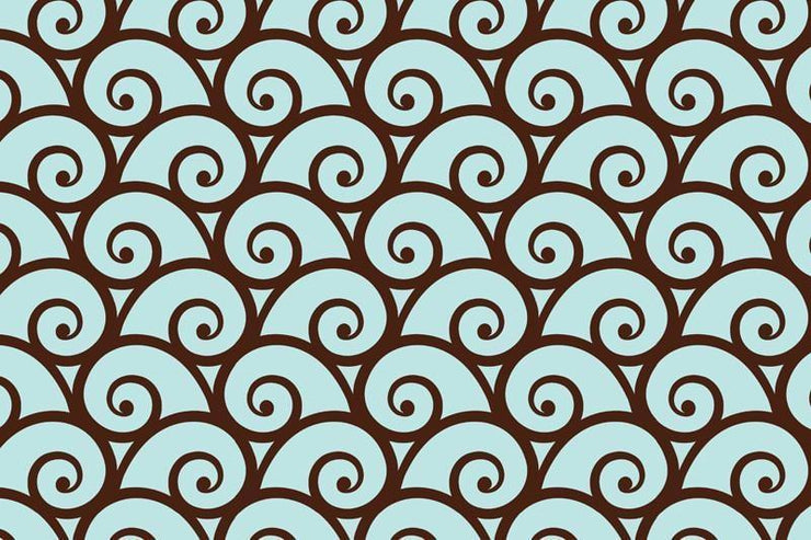 Shells pattern Wall Mural-Patterns-Eazywallz