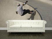 Skateboarder at skate park Wall Mural-Sports,Urban-Eazywallz