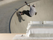 Skateboarder at skate park Wall Mural-Sports,Urban-Eazywallz