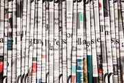 Stacked Newspaper Wallpaper Mural-Words,Featured Category of the Month-Eazywallz