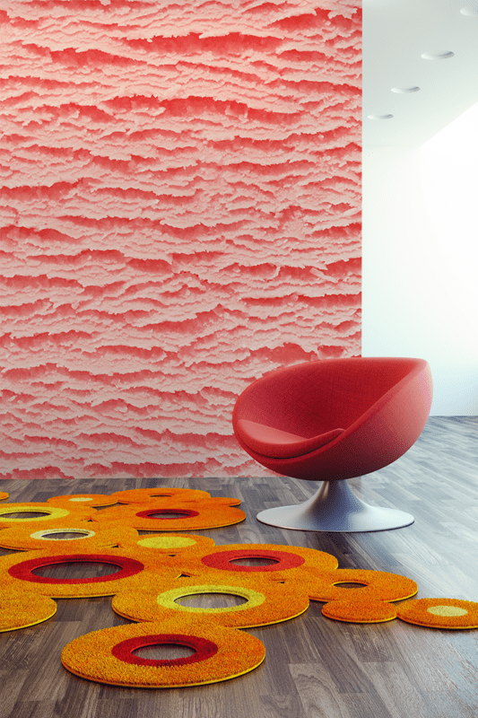 Strawberry Ice Cream Wall Mural-Textures-Eazywallz