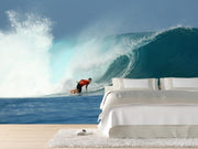 Surfer on big wave Wall Mural-Sports-Eazywallz