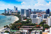 Thailand Beach Skyline Wall Mural-Cityscapes-Eazywallz