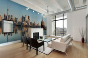 Toronto Skyline Wall Mural-Landscapes & Nature,Panoramic-Eazywallz