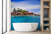 Tropical island at Seychelles Wall Mural