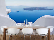 View from Santorini Wall Mural-Buildings & Landmarks,Landscapes & Nature,Tropical & Beach-Eazywallz