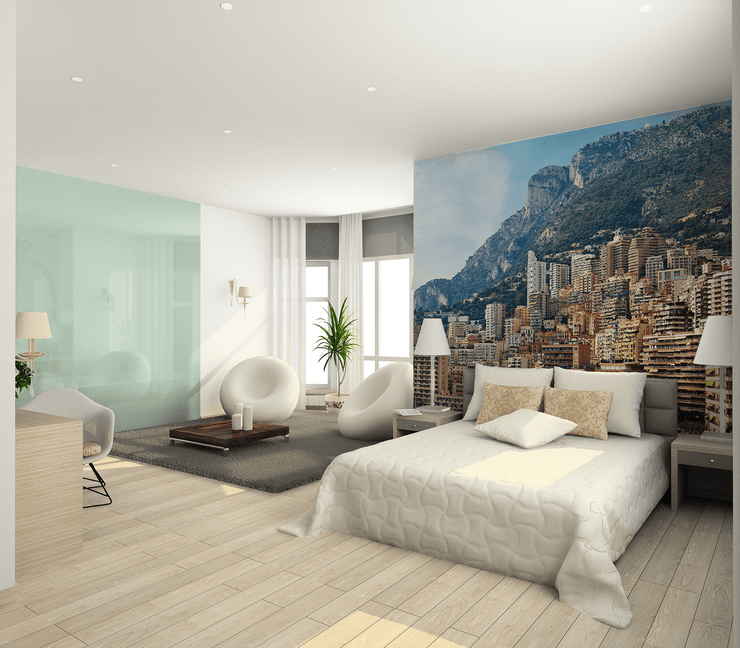 View of Monte Carlo Wall Mural-Cityscapes-Eazywallz