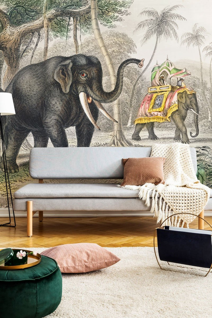 Vintage Animated Nature Wall Mural-vintage-Eazywallz