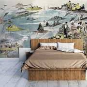 Vintage Steam Punk Wall Mural-Cityscapes-Eazywallz