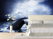 Whale tail Wall Mural-Animals & Wildlife-Eazywallz