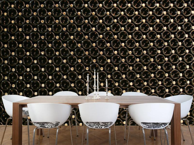 Wine Cellar Wall Mural-Food & Drink,Textures,Patterns-Eazywallz